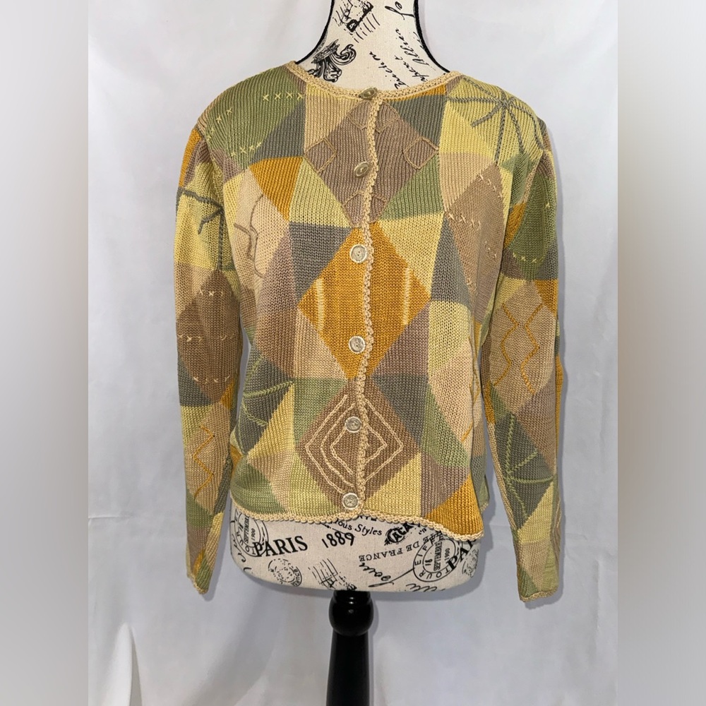 Caamano Limited: Gorgeous Multi-colored Peruvian Hand Knit Sweater